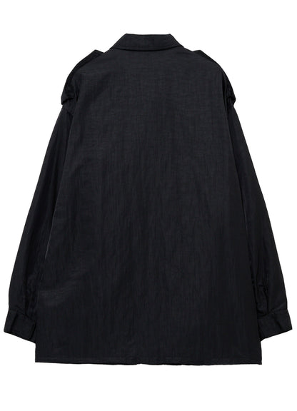 <PIECE UNIQUE>NY LIQUID DYED TWILL ARMY BLOUSON