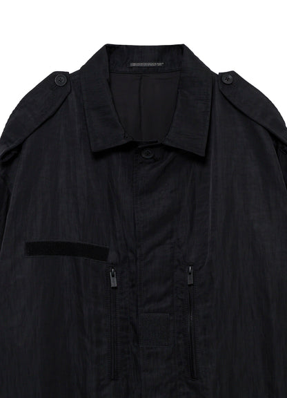 <PIECE UNIQUE>NY LIQUID DYED TWILL ARMY BLOUSON