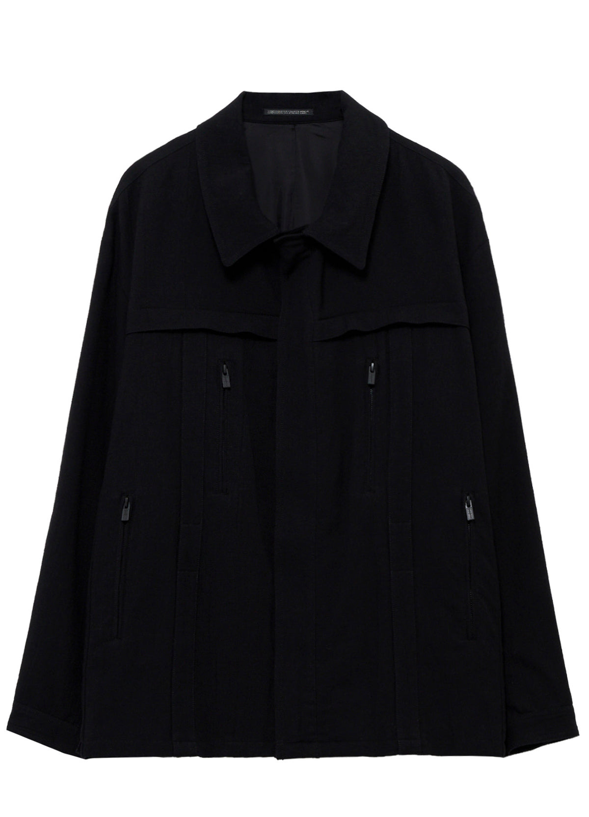 <PIECE UNIQUE>C/BAMBOO TWILL YOEK PANEL BLOUSON