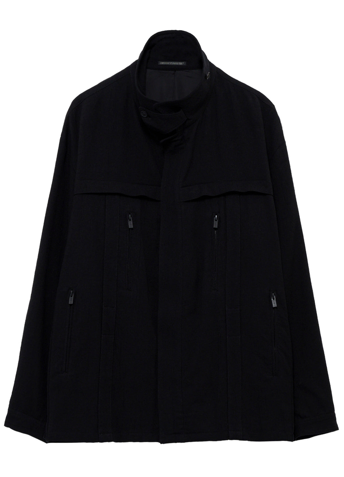 <PIECE UNIQUE>C/BAMBOO TWILL YOEK PANEL BLOUSON