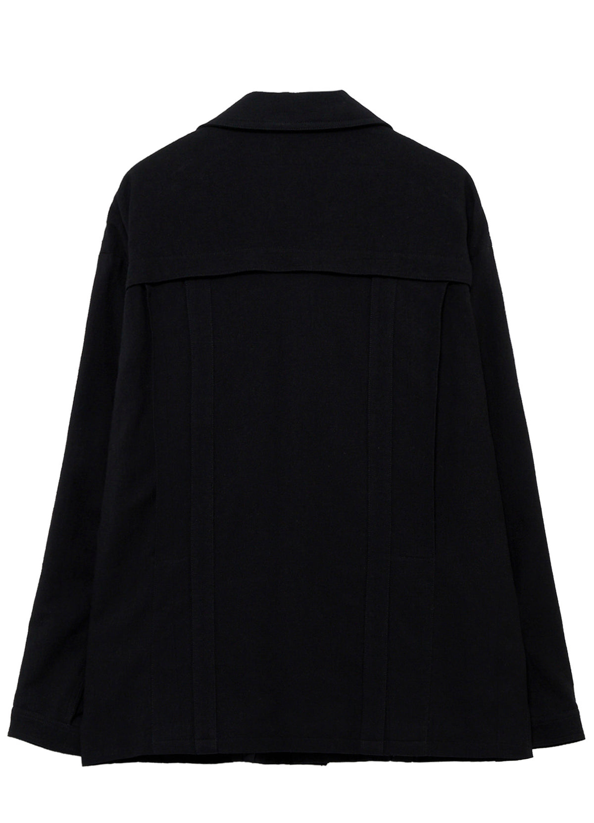 <PIECE UNIQUE>C/BAMBOO TWILL YOEK PANEL BLOUSON