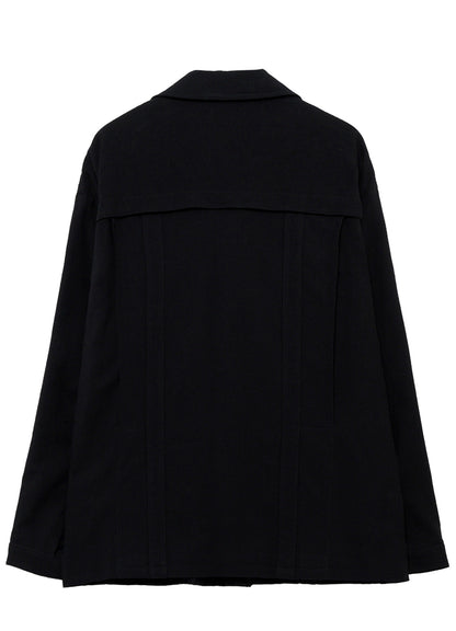 <PIECE UNIQUE>C/BAMBOO TWILL YOEK PANEL BLOUSON