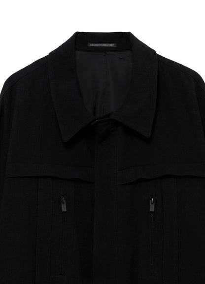 <PIECE UNIQUE>C/BAMBOO TWILL YOEK PANEL BLOUSON