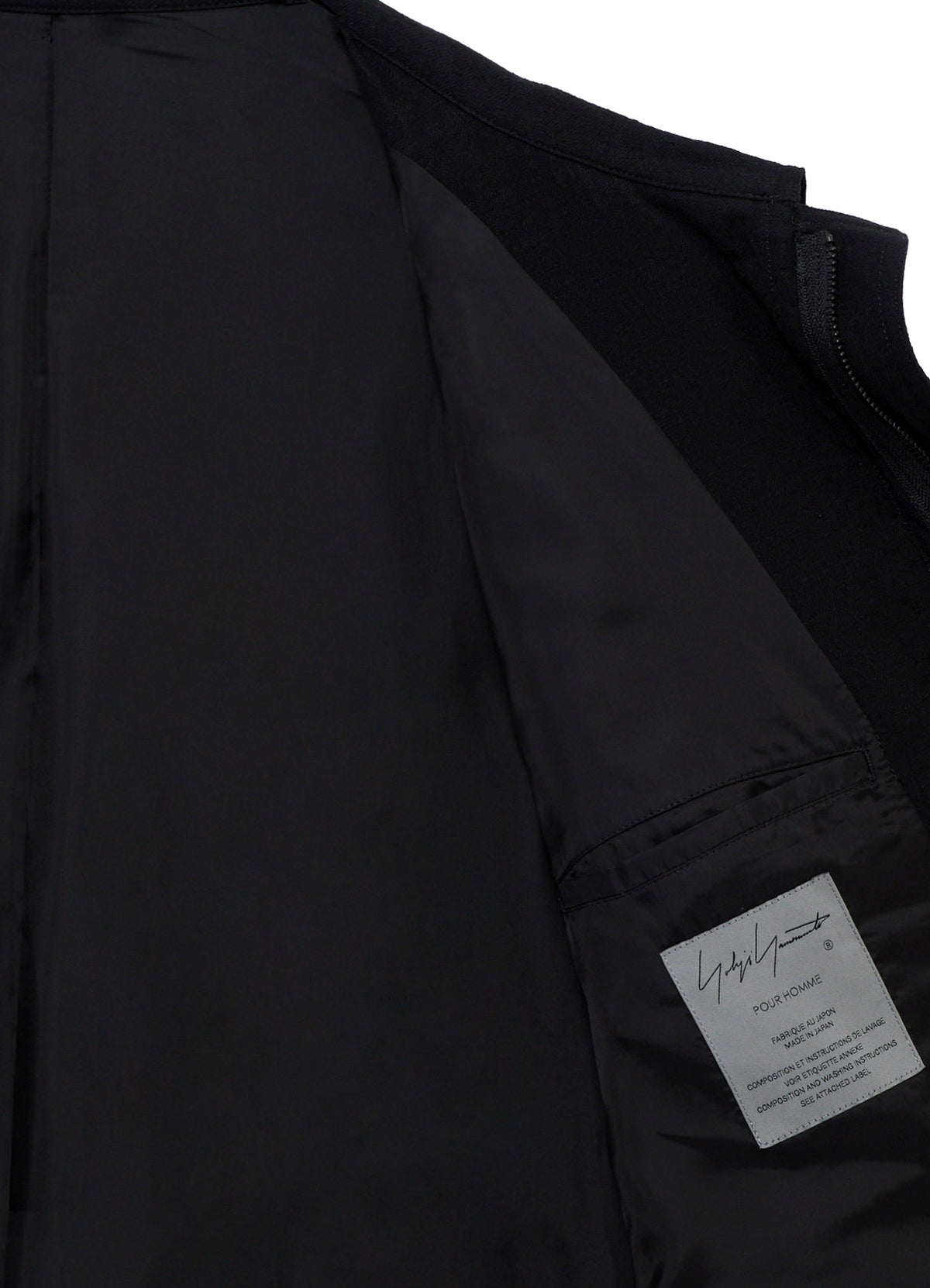 <PIECE UNIQUE>C/BAMBOO TWILL YOEK PANEL BLOUSON