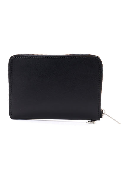 UNFINISHED LEATHER ZIP WALLET S