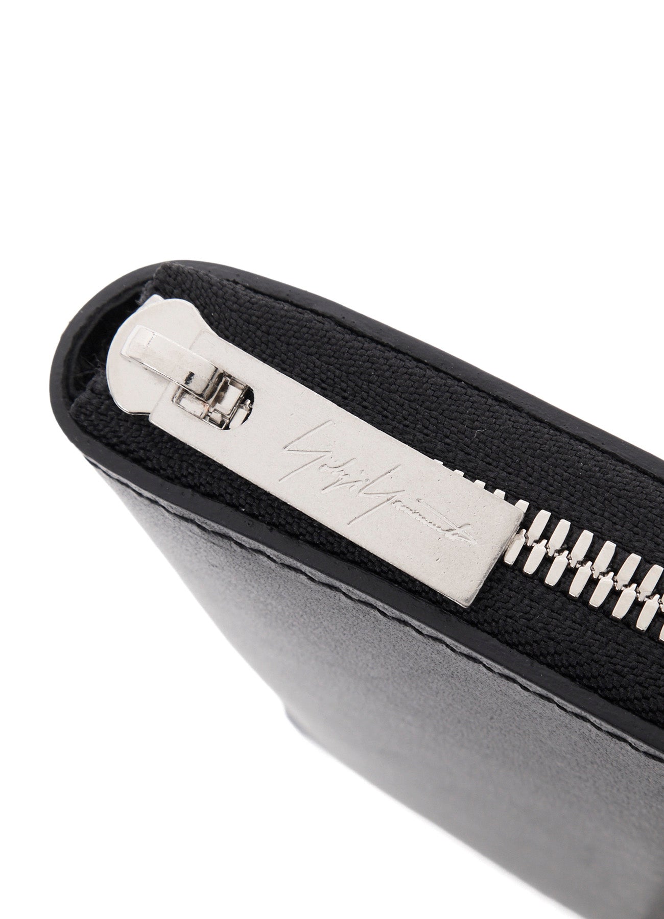 UNFINISHED LEATHER ZIP WALLET S