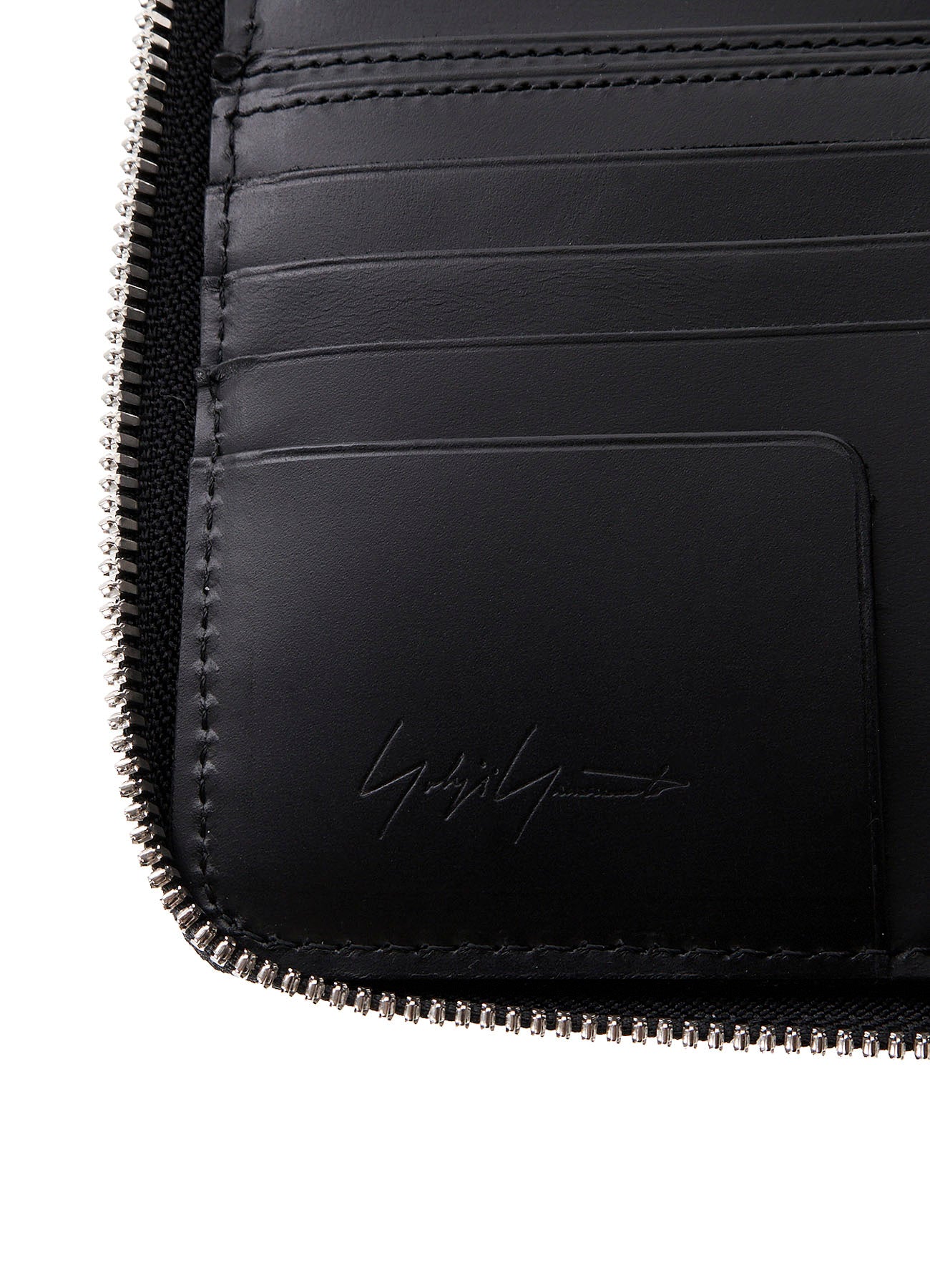 UNFINISHED LEATHER ZIP WALLET S