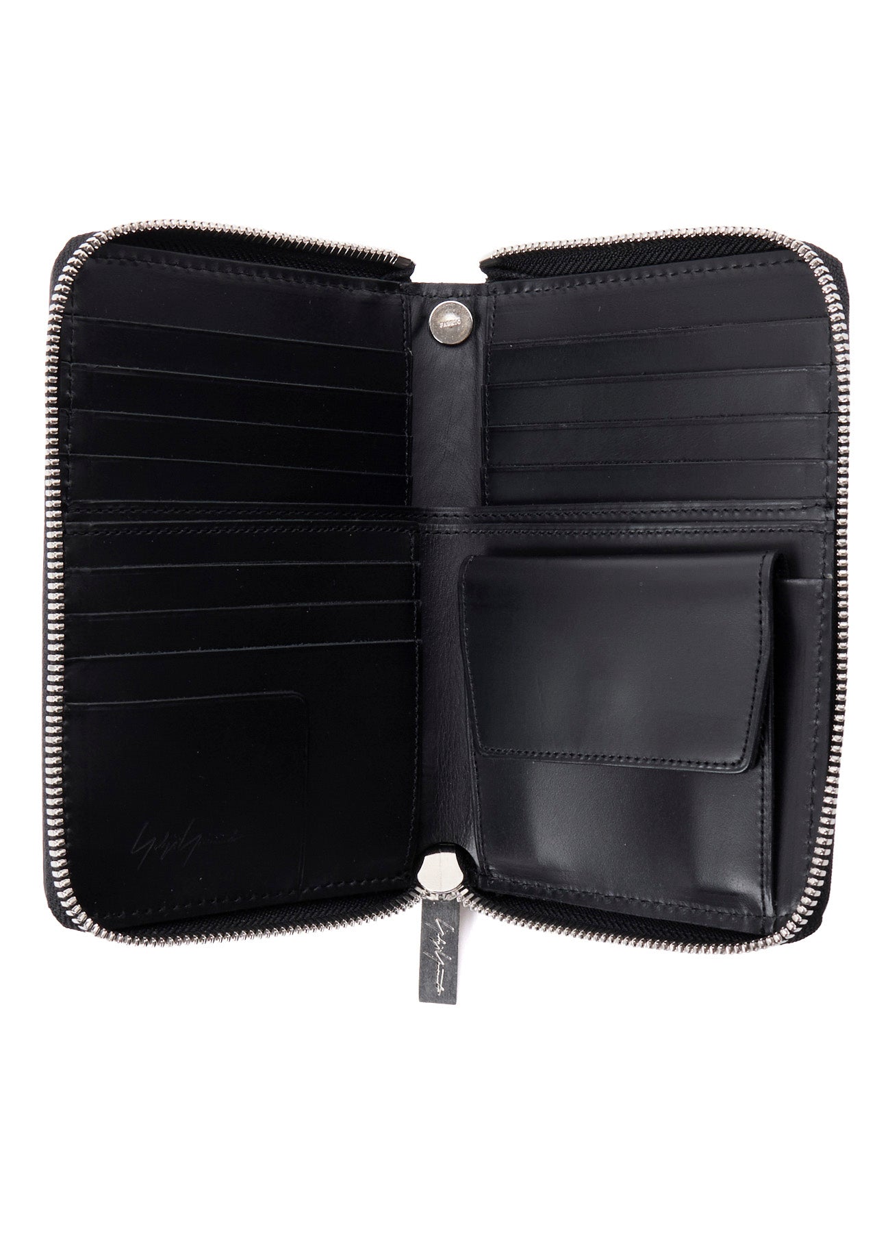 UNFINISHED LEATHER ZIP WALLET S