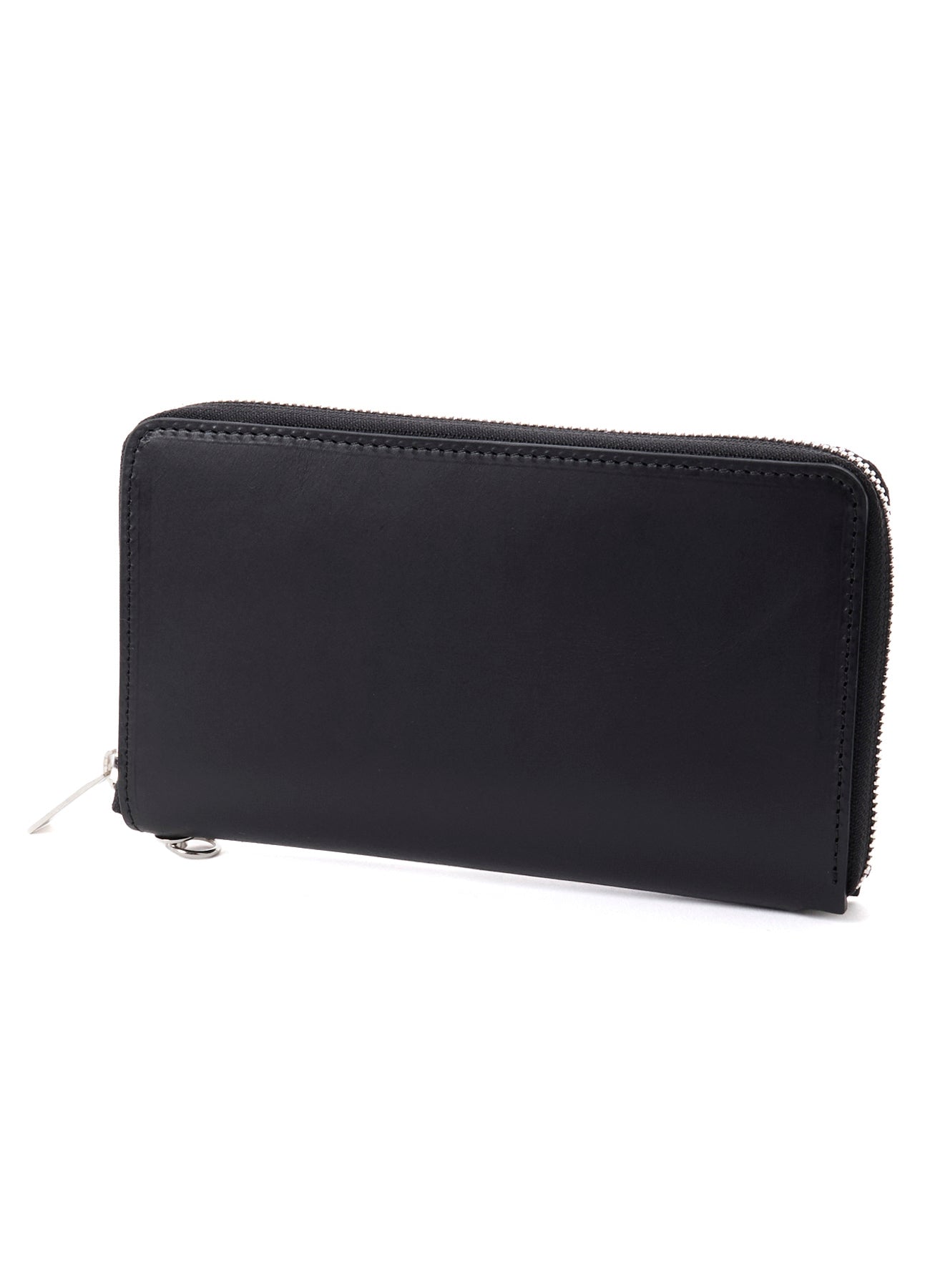 UNFINISHED LEATHER ZIP WALLET L – THE SHOP YOHJI YAMAMOTO