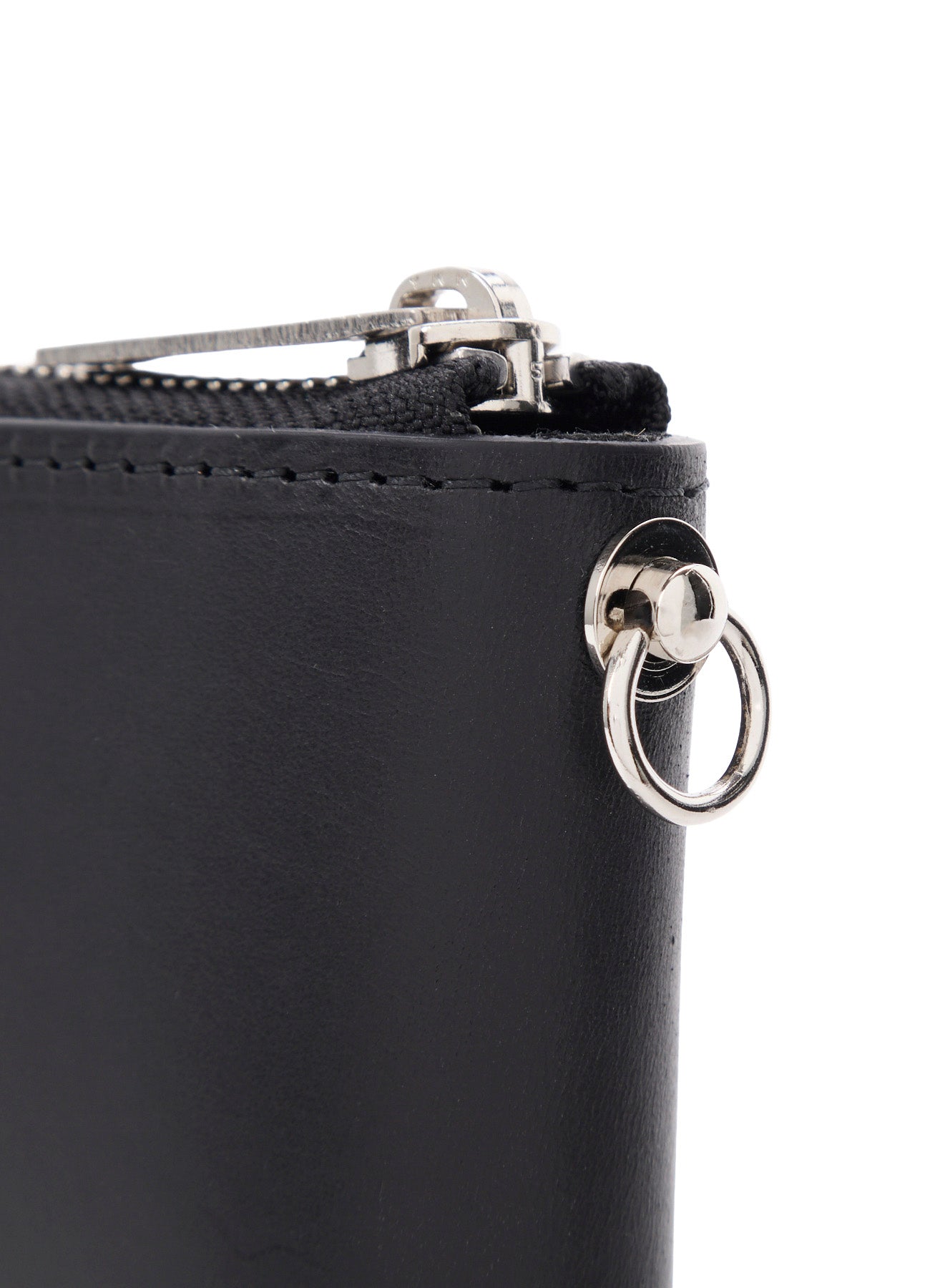 UNFINISHED LEATHER ZIP WALLET L – THE SHOP YOHJI YAMAMOTO