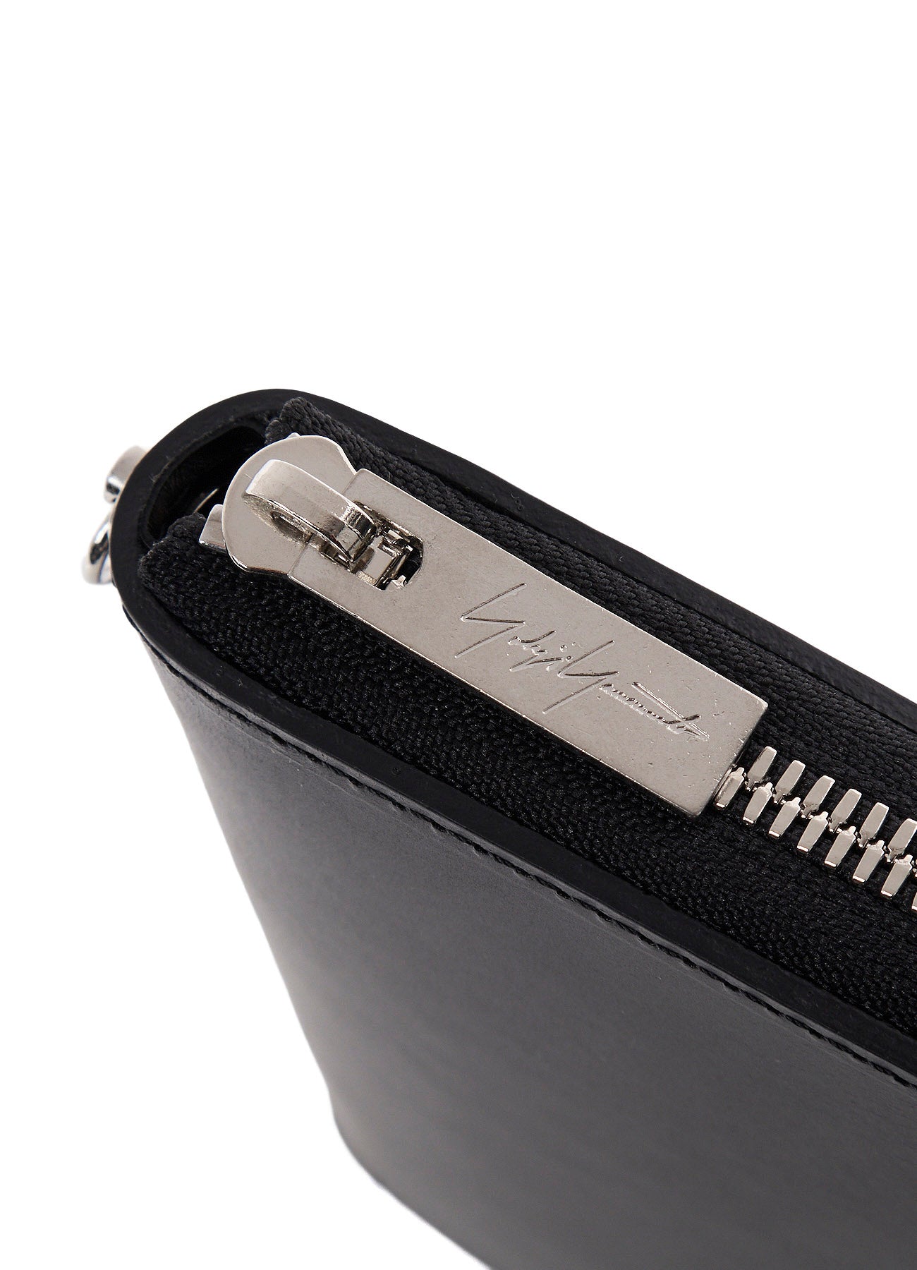 UNFINISHED LEATHER ZIP WALLET L – THE SHOP YOHJI YAMAMOTO
