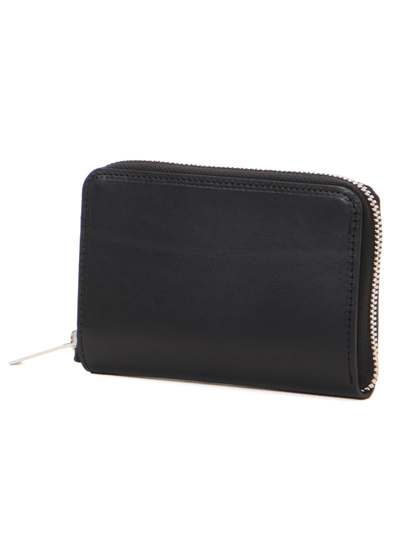 UNFINISHED LEATHER COMPACT ZIP WALLET – THE SHOP YOHJI YAMAMOTO