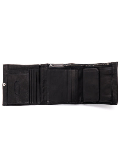 SOFT HORSE LEATHER TRI-FOLD WALLET