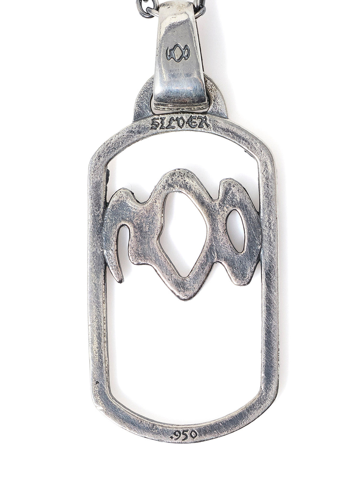SILVER 950 DOG TAG GLASSES HOLDER