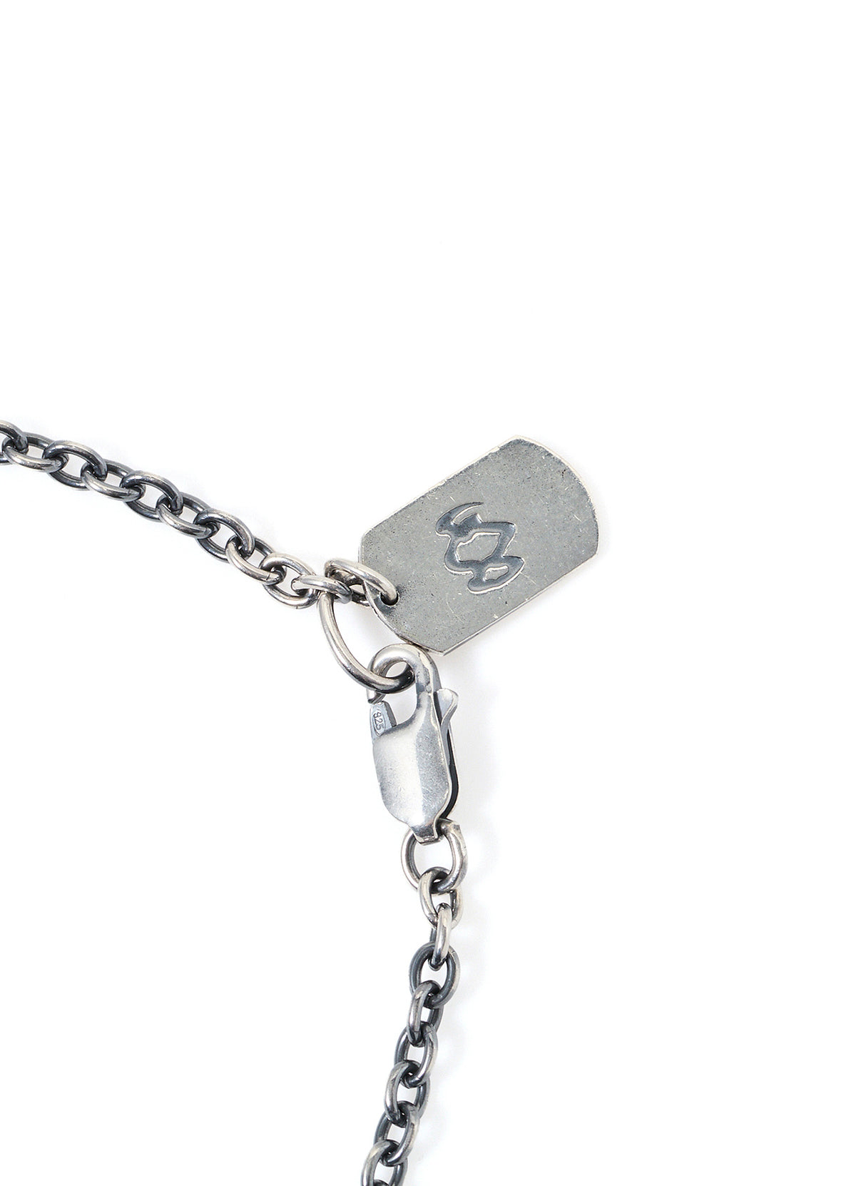 SILVER 950 DOG TAG GLASSES HOLDER