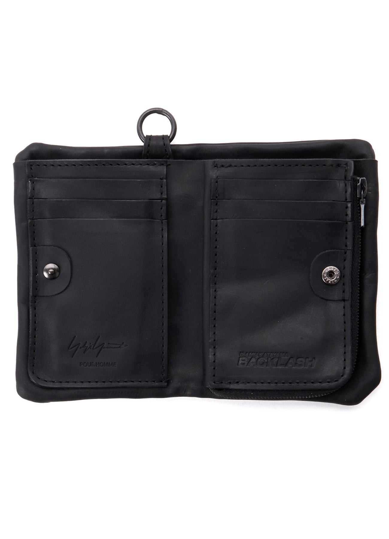 GUIDI CALF FRENCH SEAM BI-FOLD WALLET