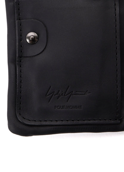 GUIDI CALF FRENCH SEAM BI-FOLD WALLET
