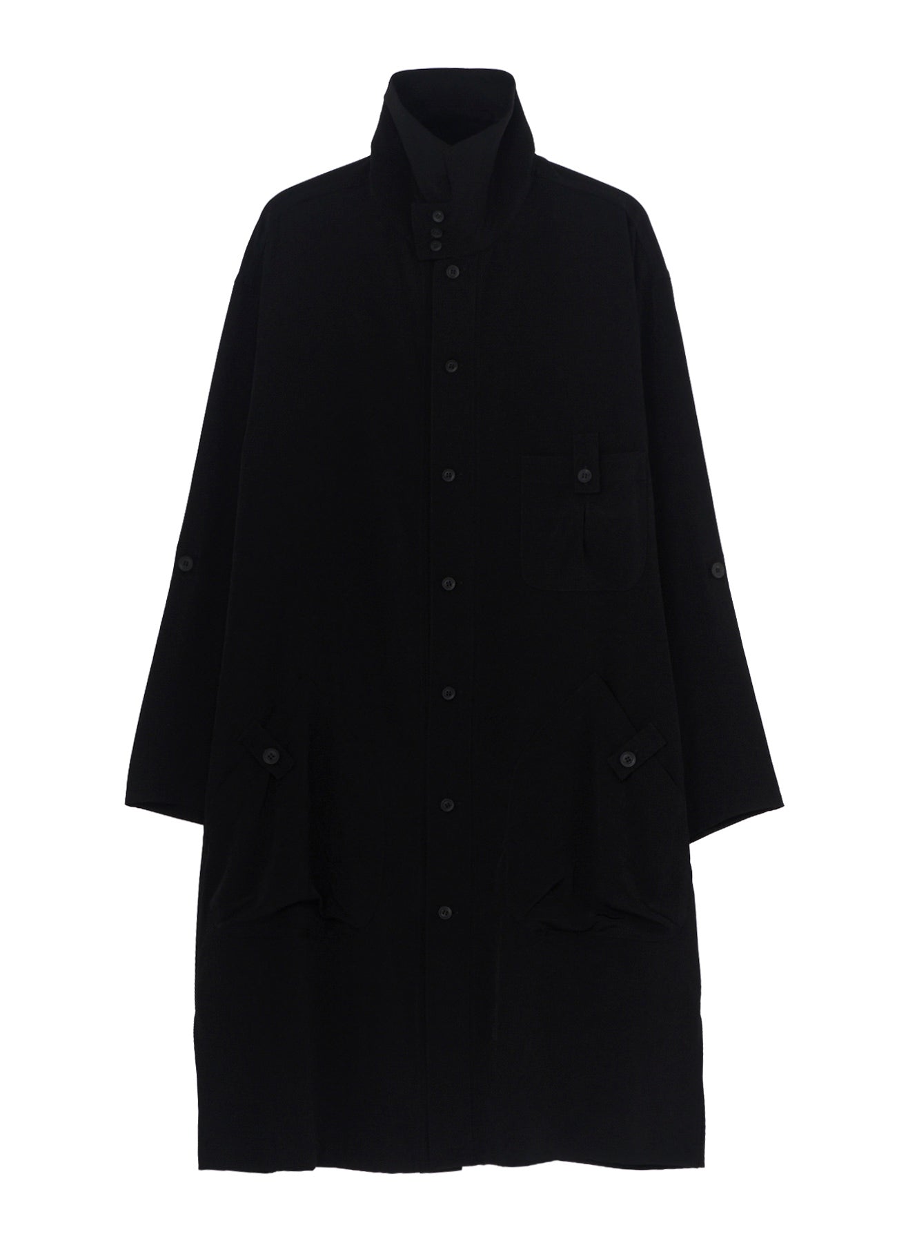 ヨウジヤマモトTA TUXEDO STAND COLLAR BLOUSE TA TUXEDO STAND COLLAR SHIRT – THE SHOP YOHJI YAMAMOTO