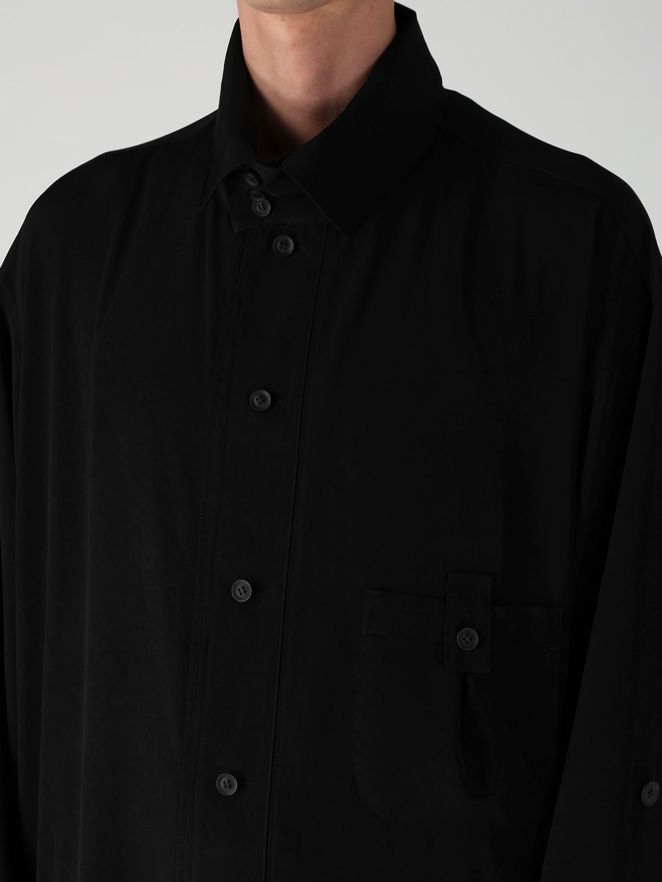 TA TUXEDO STAND COLLAR SHIRT