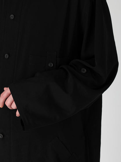 TA TUXEDO STAND COLLAR SHIRT