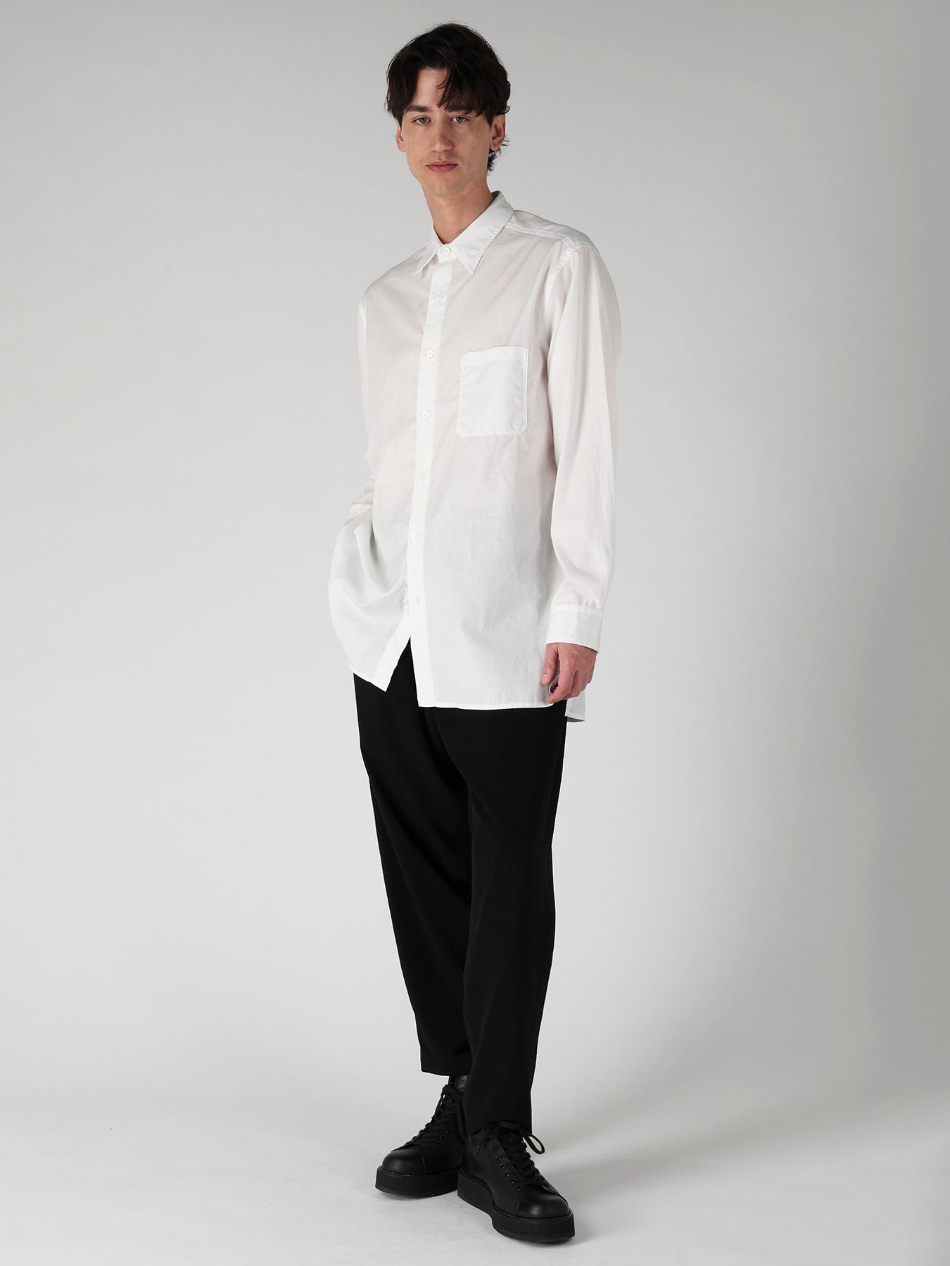 CHAIN STITCH BROAD STANDARD BIG SHIRT