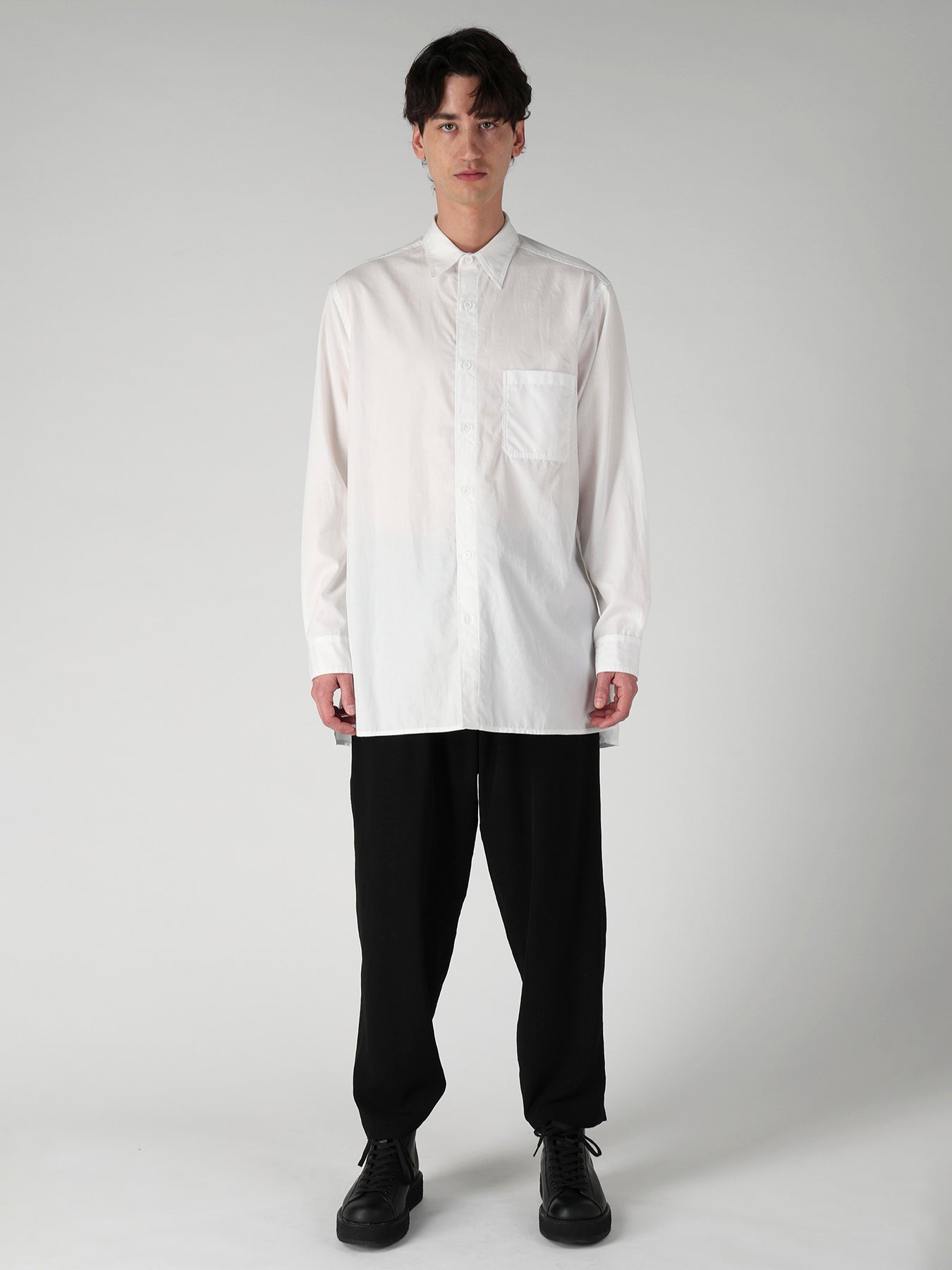 CHAIN STITCH BROAD STANDARD BIG SHIRT