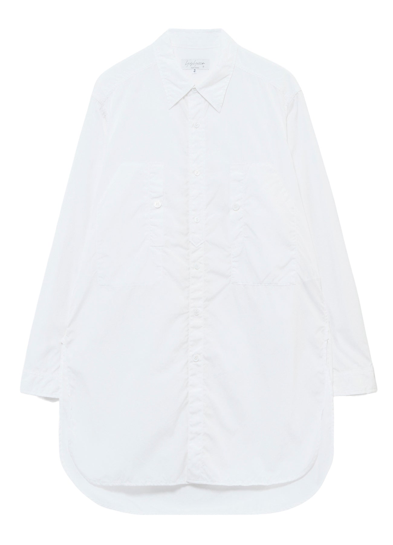 CHAIN STITCH BROAD ROUND HEM BLOUSE