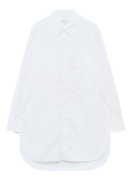 CHAIN STITCH BROAD ROUND HEM BLOUSE