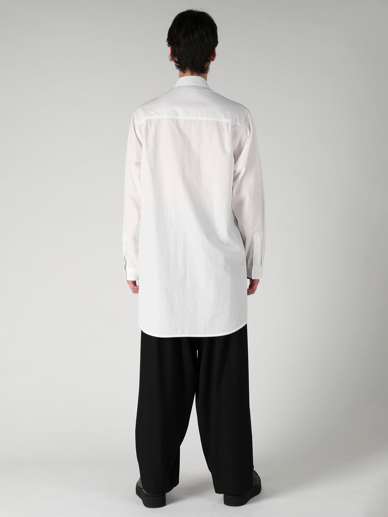 CHAIN STITCH BROAD ROUND HEM BLOUSE