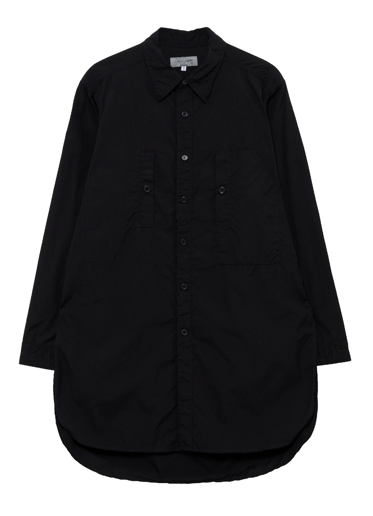 CHAIN STITCH BROAD ROUND HEM BLOUSE