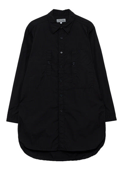 CHAIN STITCH BROAD ROUND HEM BLOUSE