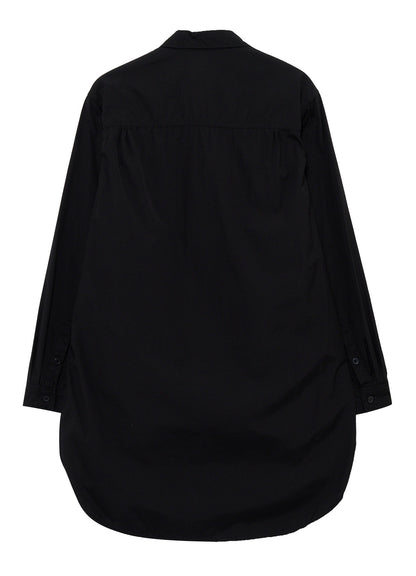 CHAIN STITCH BROAD ROUND HEM BLOUSE