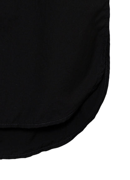 CHAIN STITCH BROAD ROUND HEM BLOUSE