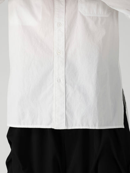 CHAIN STITCH BROAD DOUBLE COLLAR BLOUSE