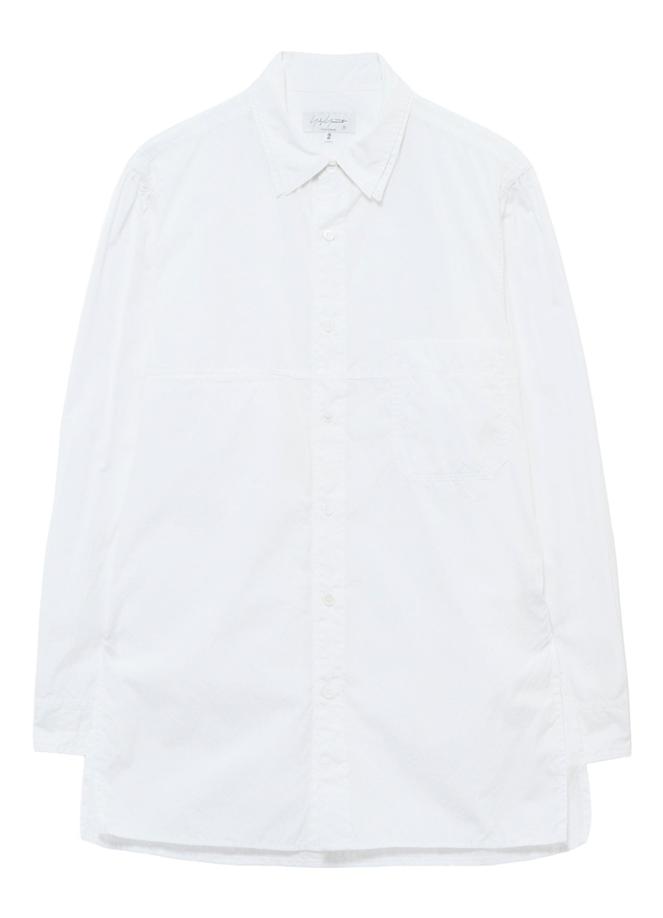 CHAIN STITCH BROAD DOUBLE COLLAR BLOUSE