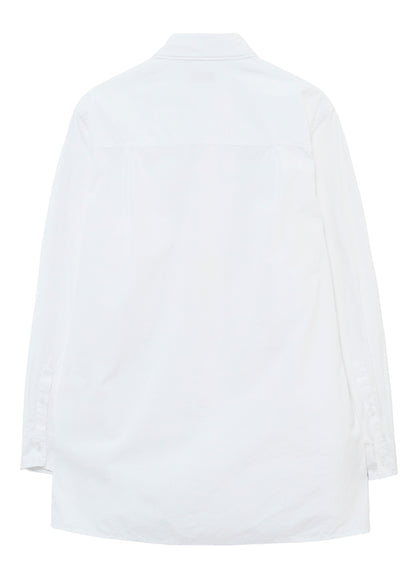 CHAIN STITCH BROAD DOUBLE COLLAR BLOUSE