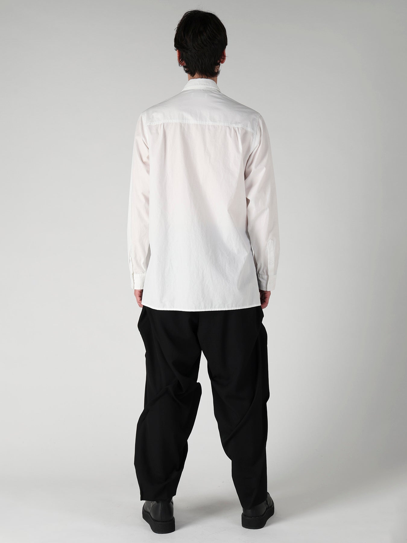 CHAIN STITCH BROAD DOUBLE COLLAR BLOUSE