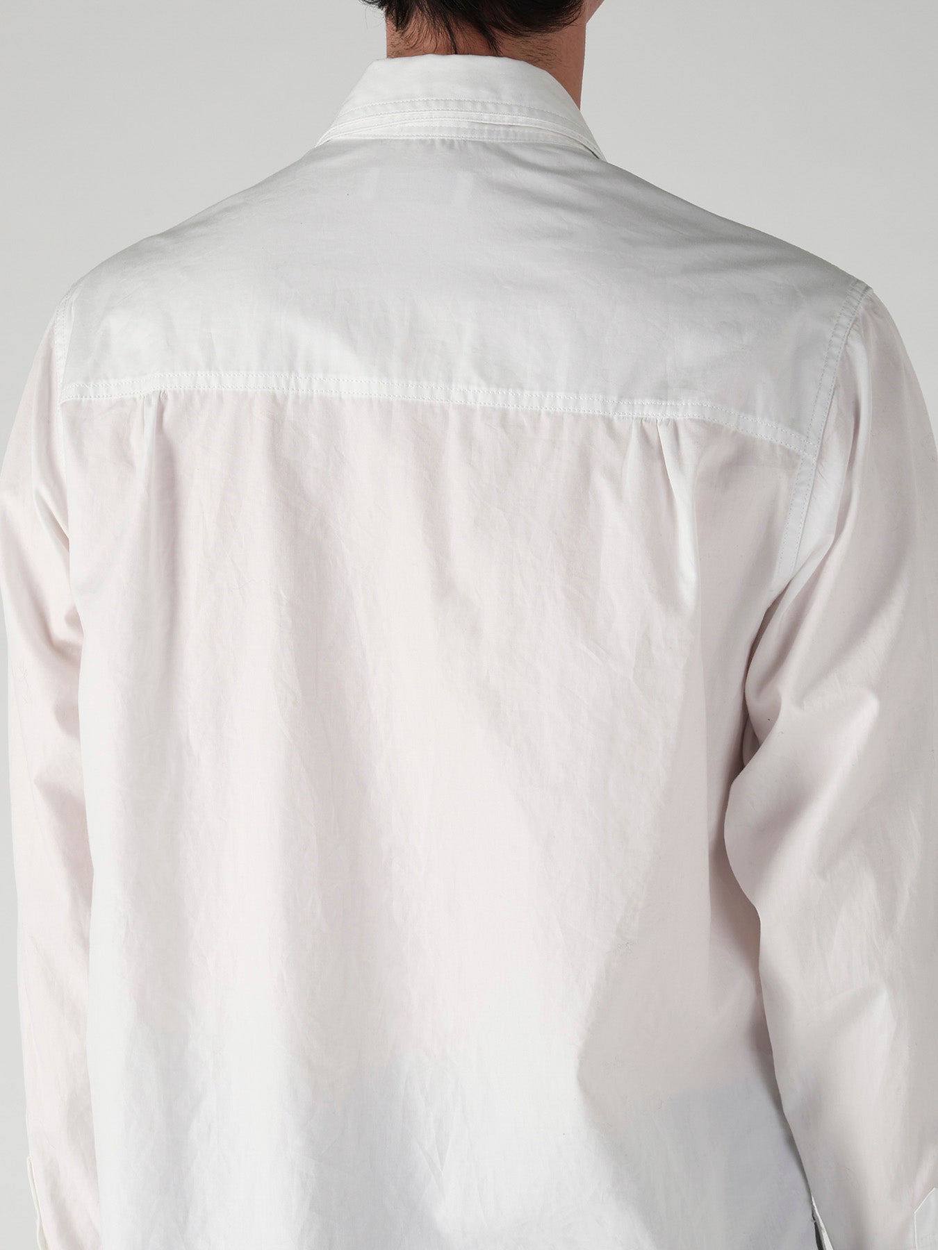 CHAIN STITCH BROAD DOUBLE COLLAR BLOUSE