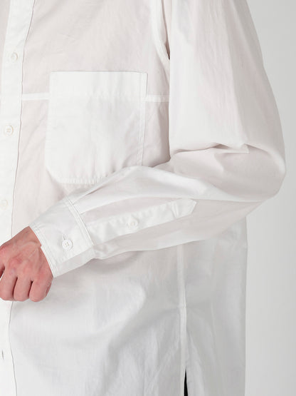 CHAIN STITCH BROAD DOUBLE COLLAR BLOUSE