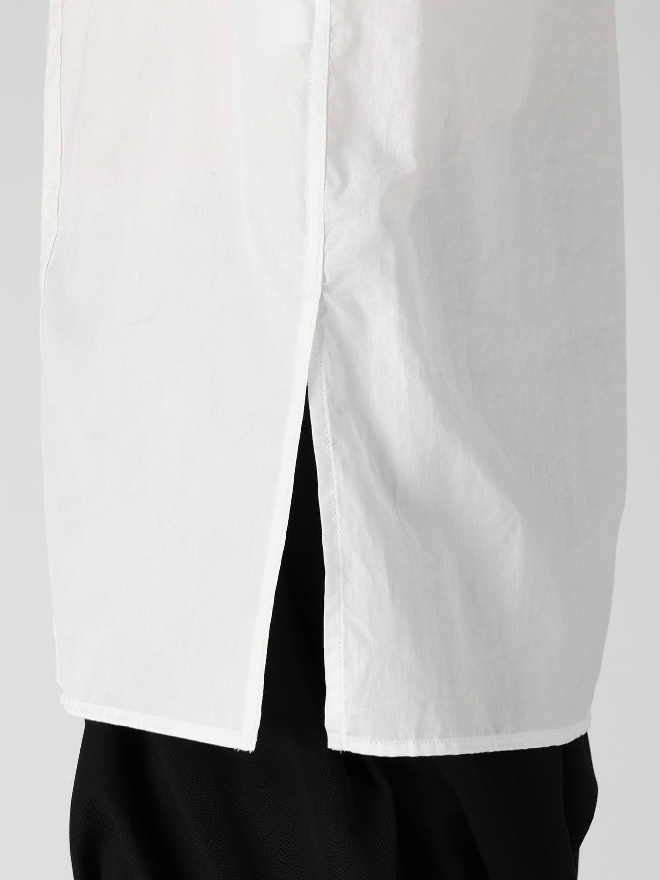 CHAIN STITCH BROAD DOUBLE COLLAR BLOUSE
