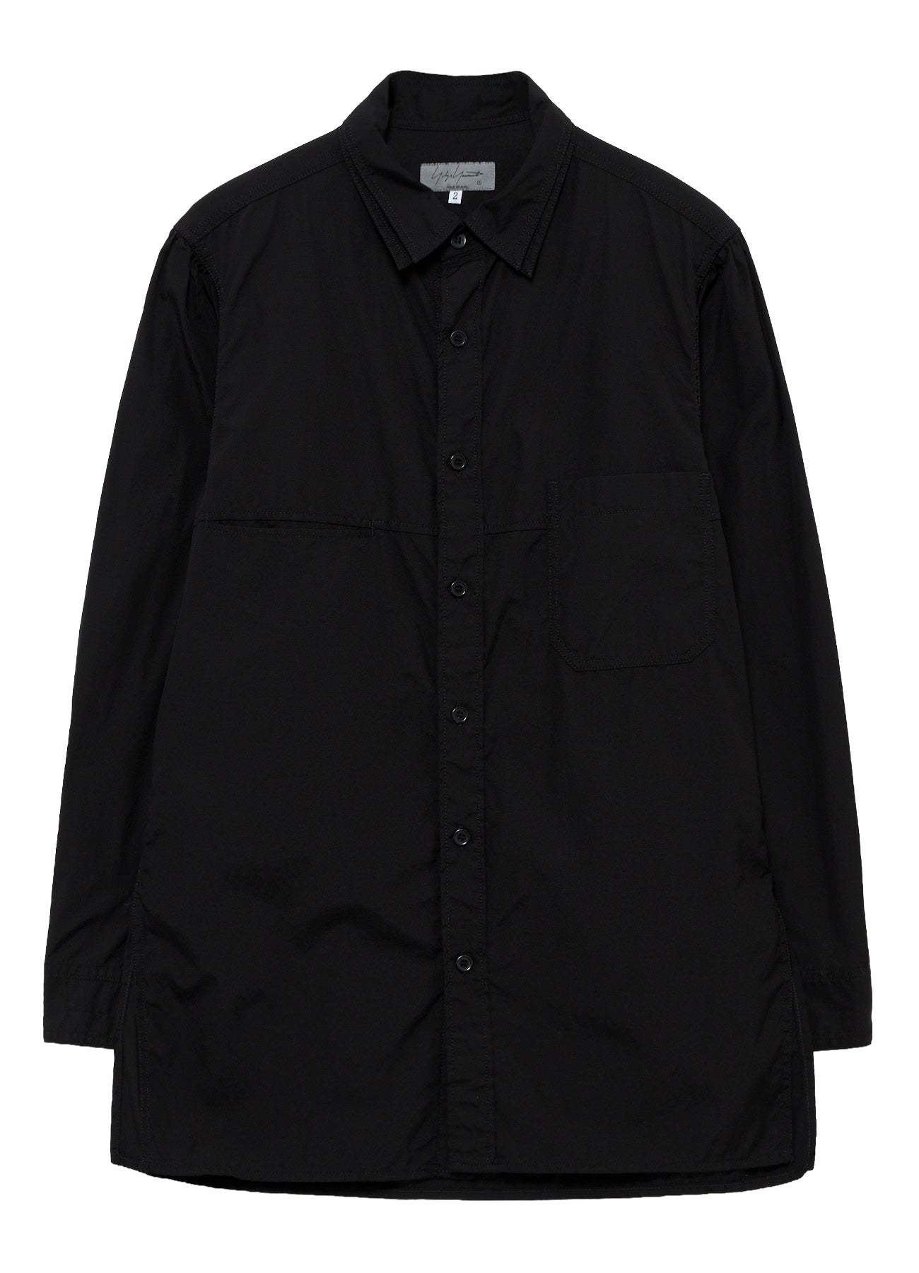 CHAIN STITCH BROAD DOUBLE COLLAR BLOUSE