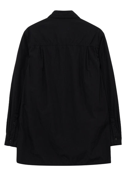 CHAIN STITCH BROAD DOUBLE COLLAR BLOUSE