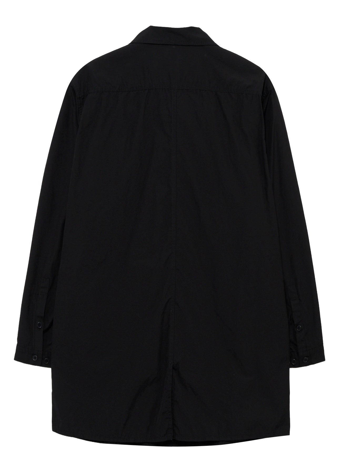 CHAIN STITCH BROAD ZIPPER OPEN BLOUSE