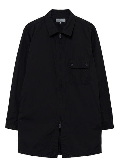 CHAIN STITCH BROAD ZIPPER OPEN BLOUSE