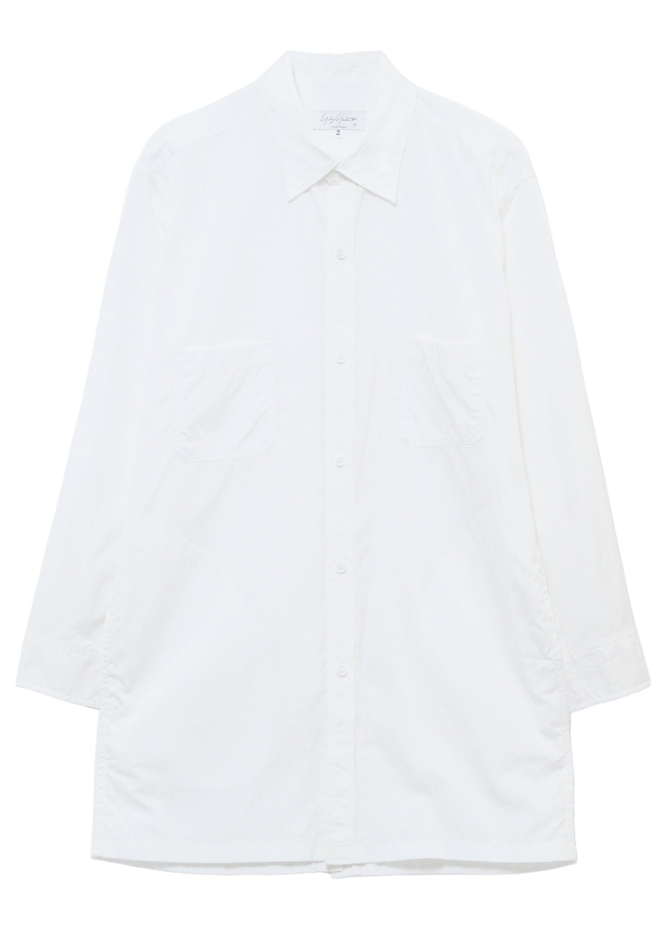 CHAIN STITCH BROAD BACK SIDE OPEN GATHER BLOUSE