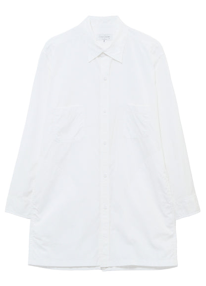 CHAIN STITCH BROAD BACK SIDE OPEN GATHER BLOUSE