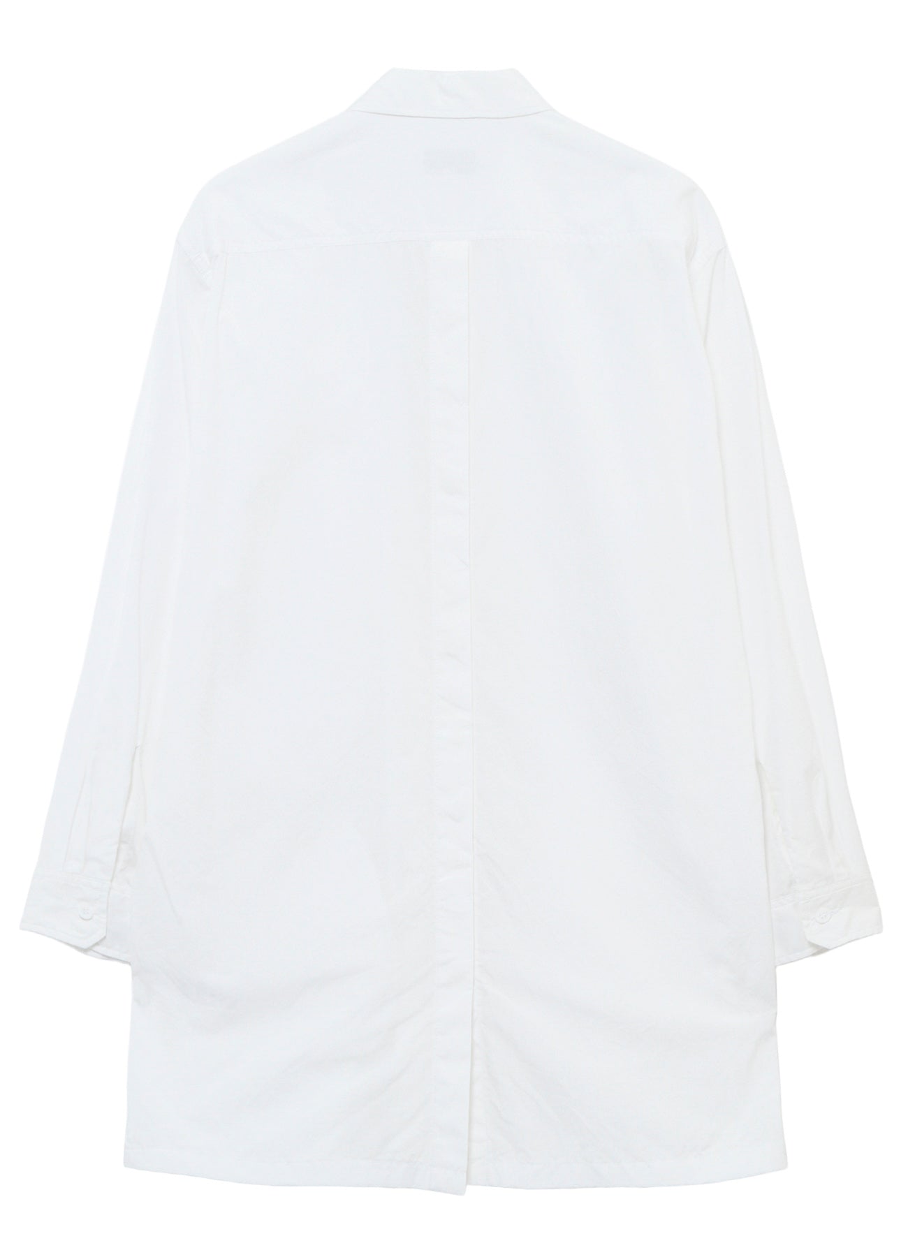CHAIN STITCH BROAD BACK SIDE OPEN GATHER BLOUSE