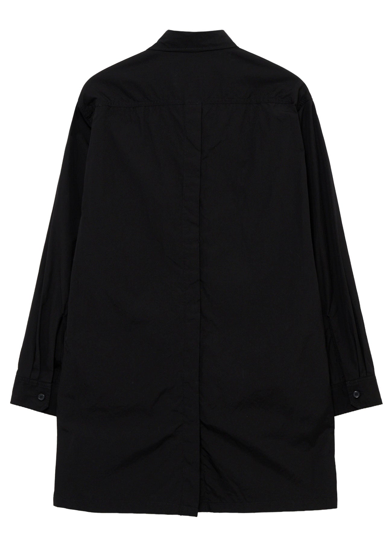 CHAIN STITCH BROAD BACK SIDE OPEN GATHER BLOUSE