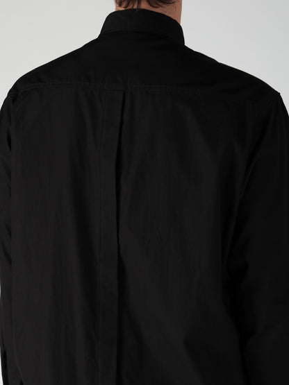 CHAIN STITCH BROAD BACK SIDE OPEN GATHER BLOUSE