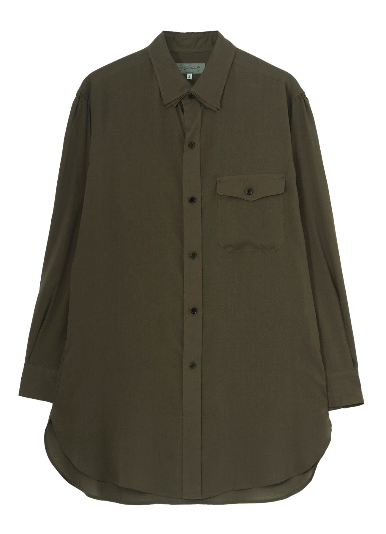 CELLULOSE LAWN TRIPLE COLLAR BLOUSE